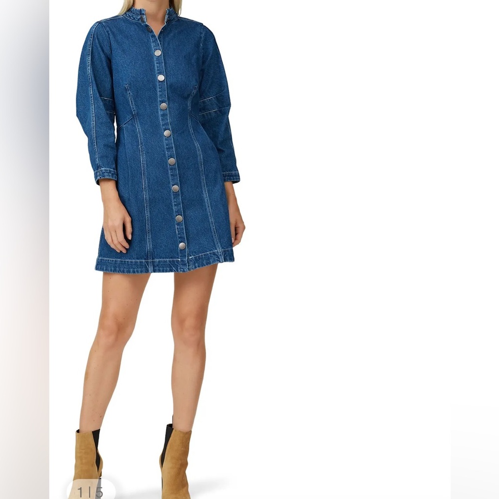 Sea New York Marble Denim Dress